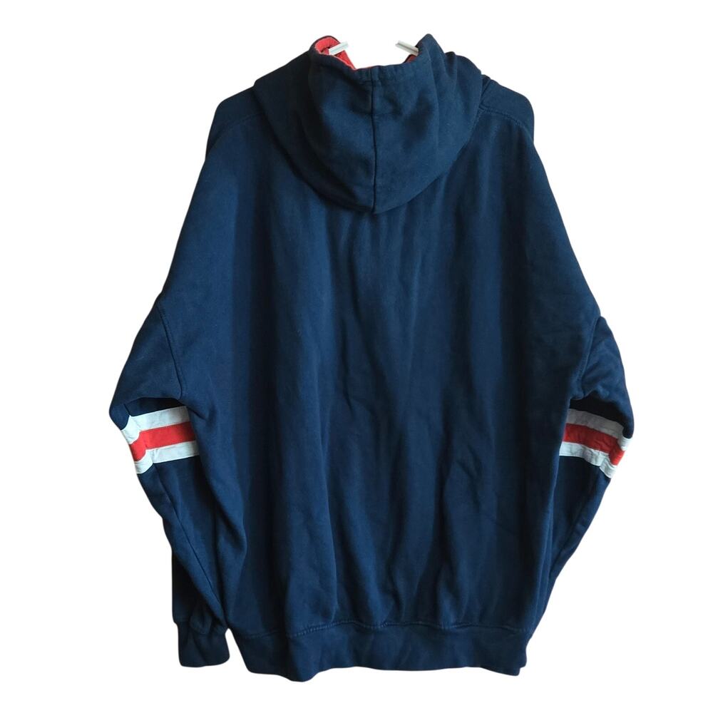 Black Canyon Outfitters Sport Sweatshirt New England 3XL Navy Hoodie 80% Cotton - Picture 4 of 7